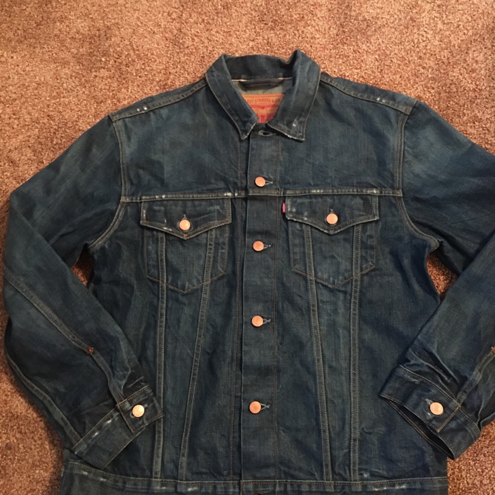 Levi Denim Jacket Made in USA Selvedge